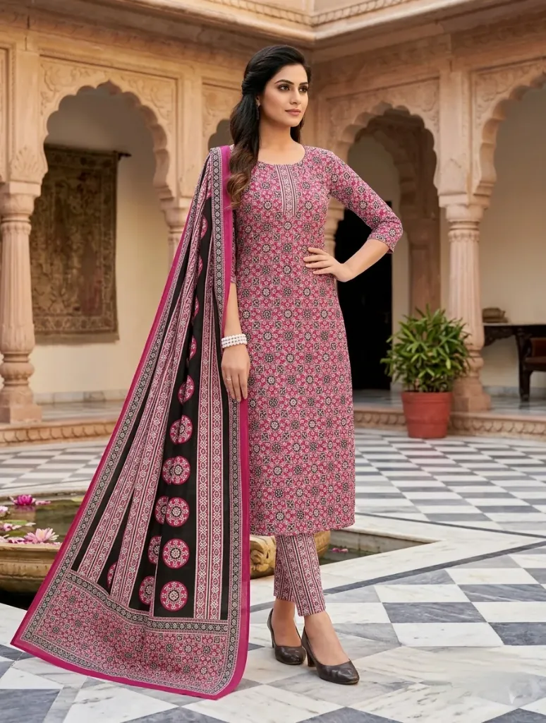 Pure Cotton Dress Material