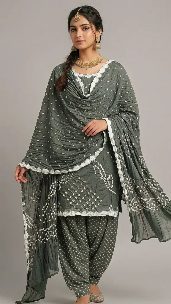 Purva cotton Bandhani