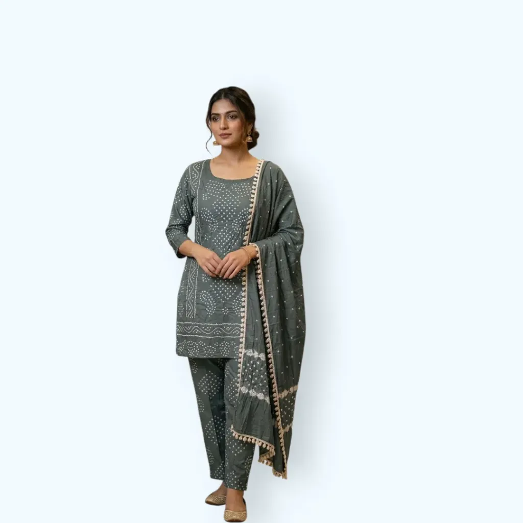 Purva cotton Bandhani