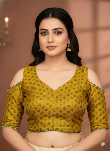 Vibrant Mustard Yellow Brocket